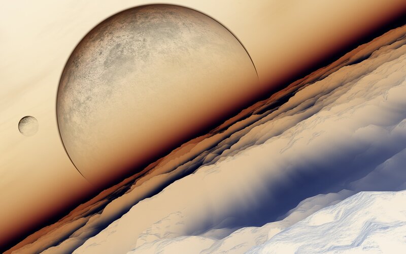 alien planet landscape
