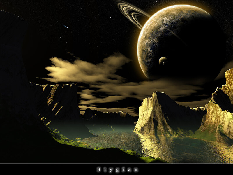 alien planet landscape