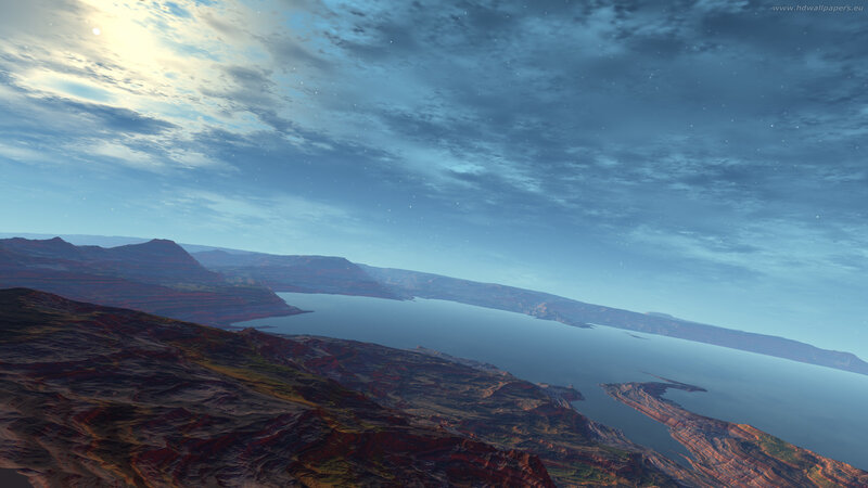 alien planet landscape