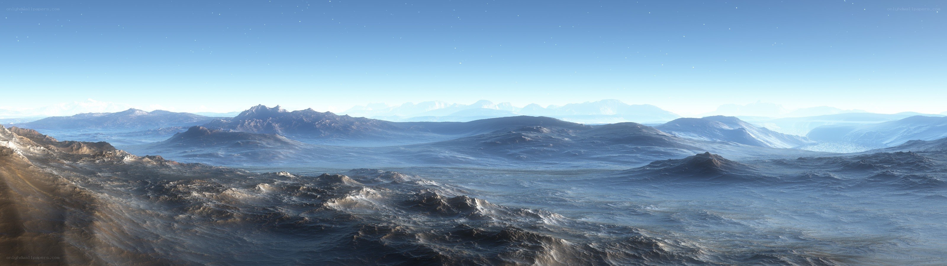alien planet landscape