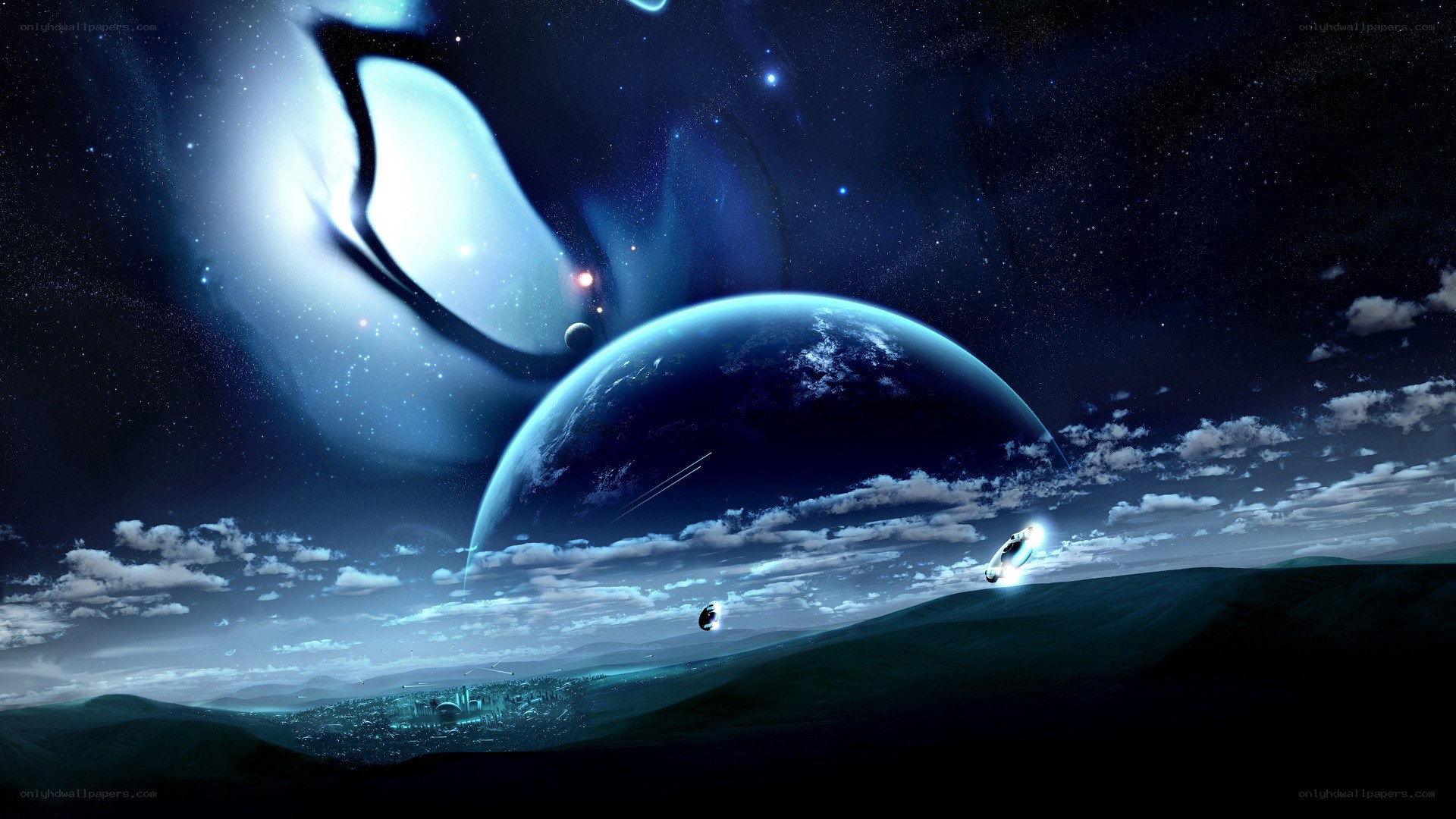 alien planet landscape