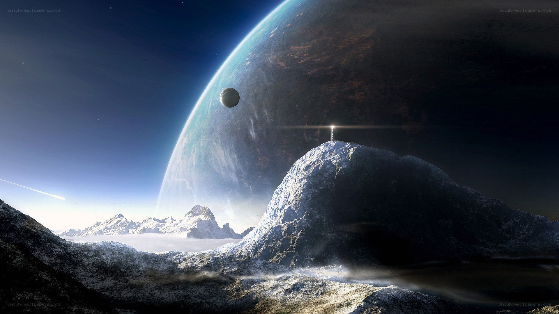 alien planet landscape