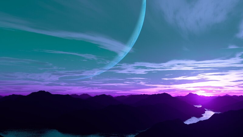 alien planet landscape