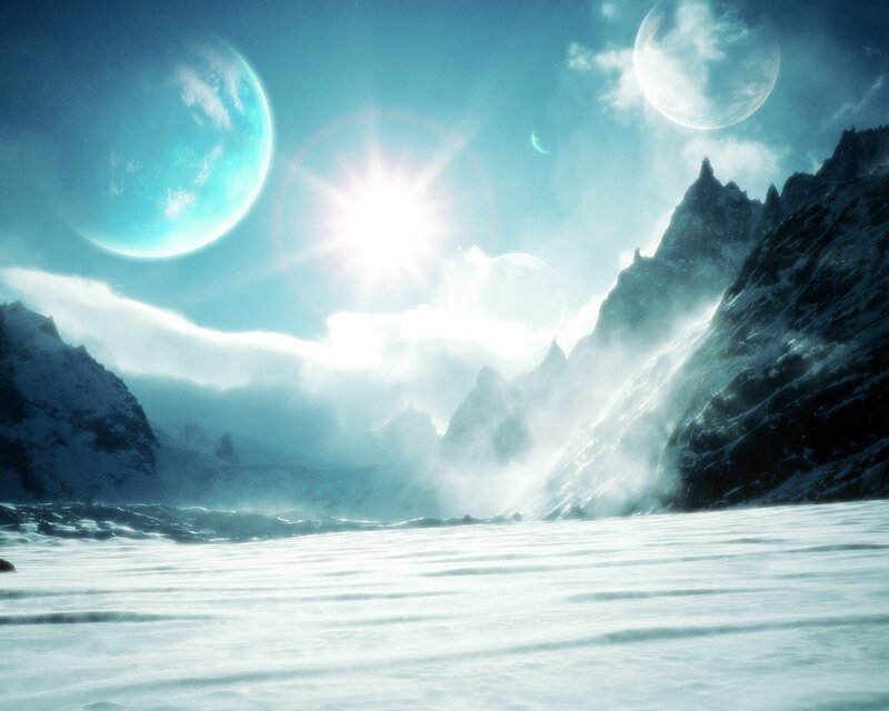 alien planet landscape