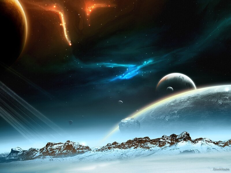 alien planet landscape