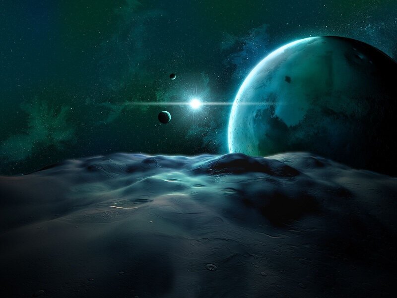alien planet landscape