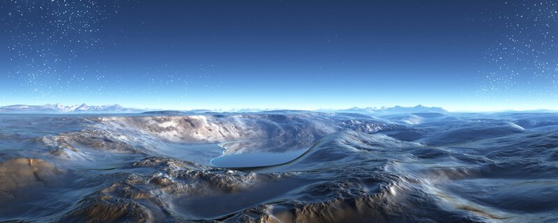 alien planet landscape