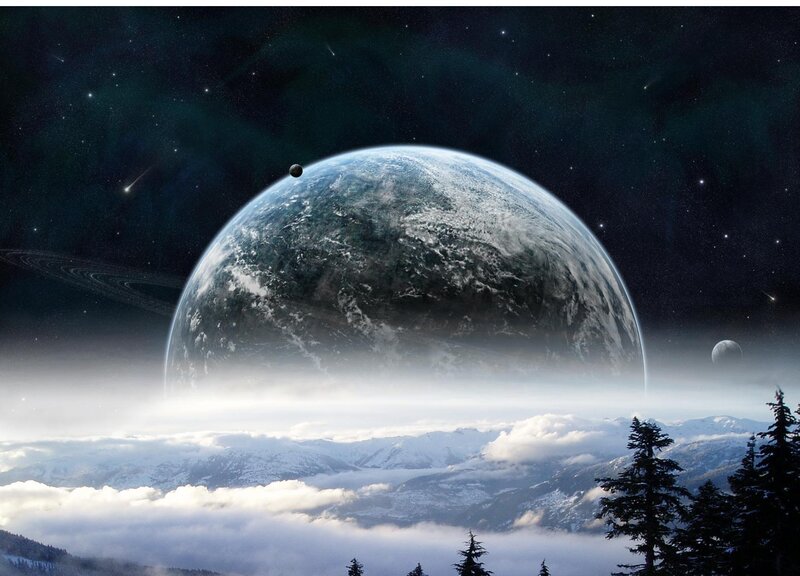 alien planet landscape