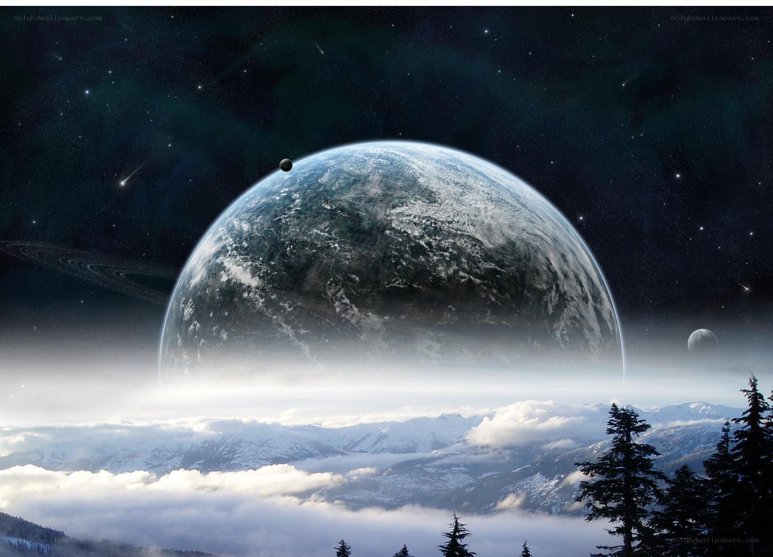 alien planet landscape