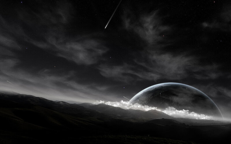 alien planet landscape