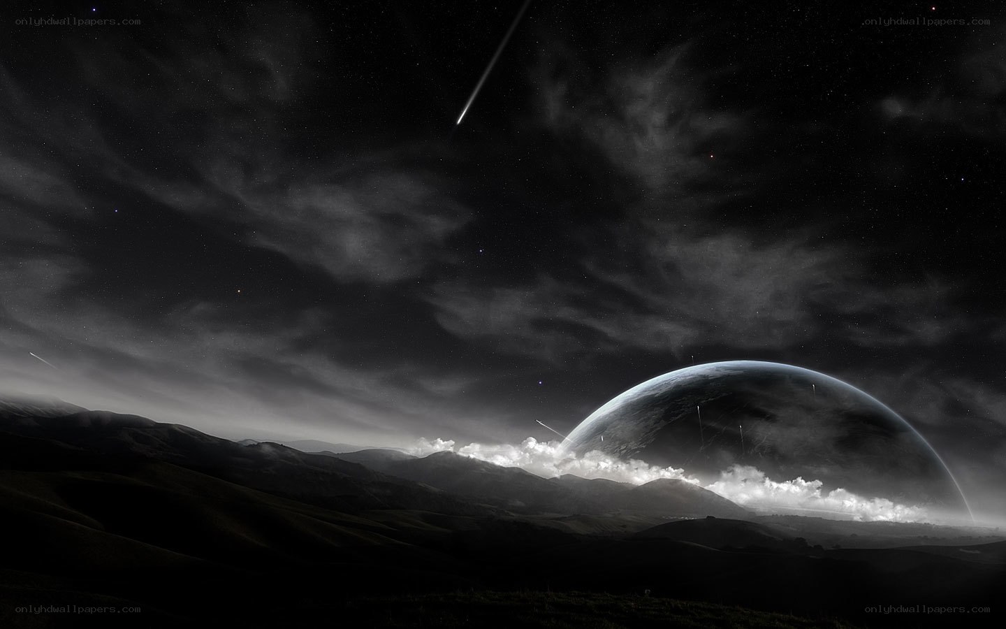 alien planet landscape