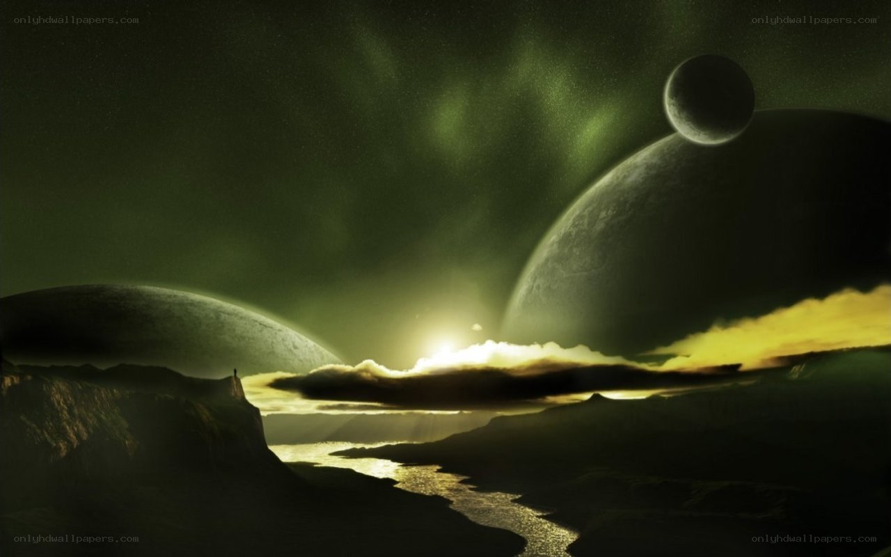 alien planet landscape