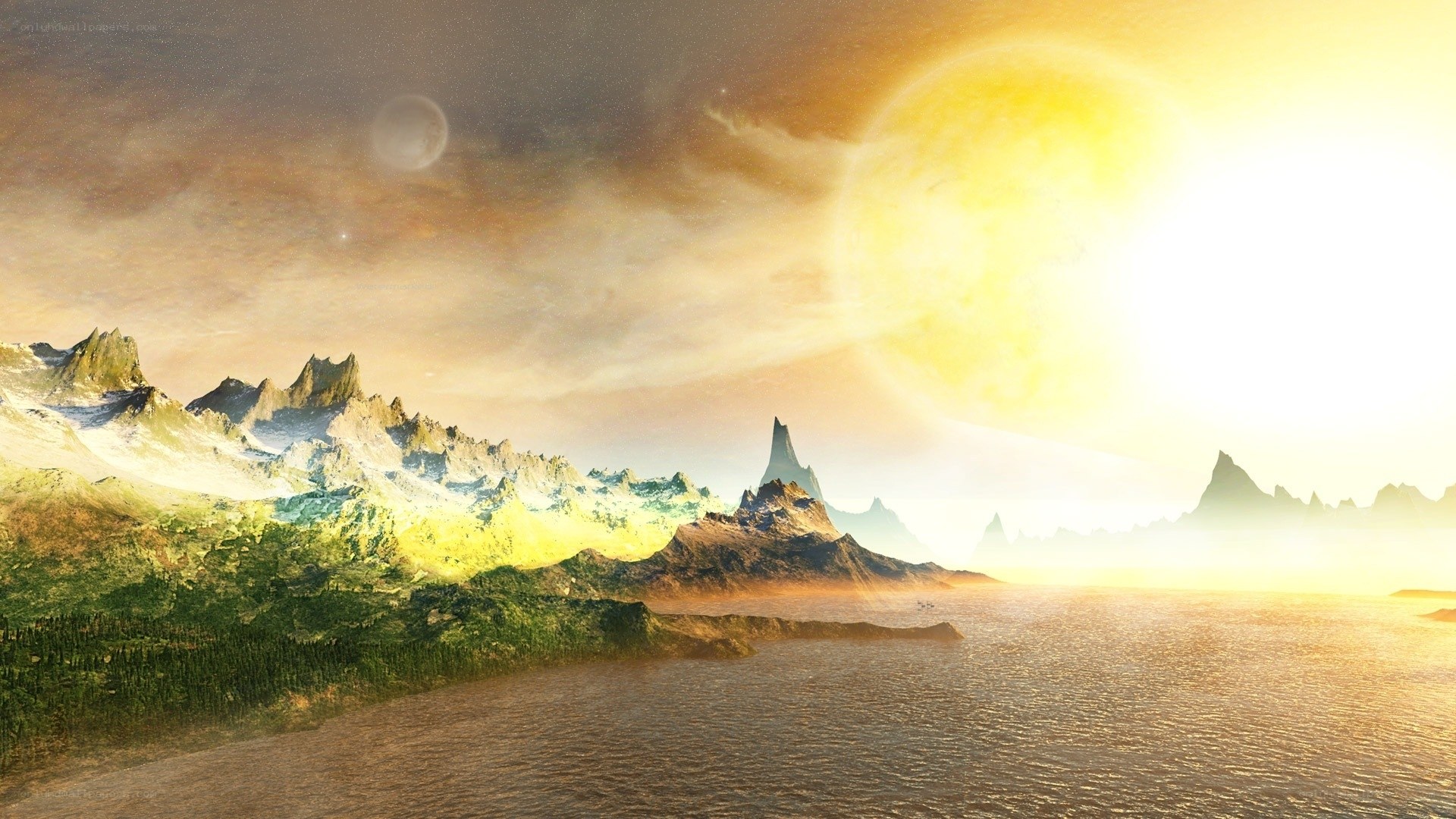 alien planet landscape