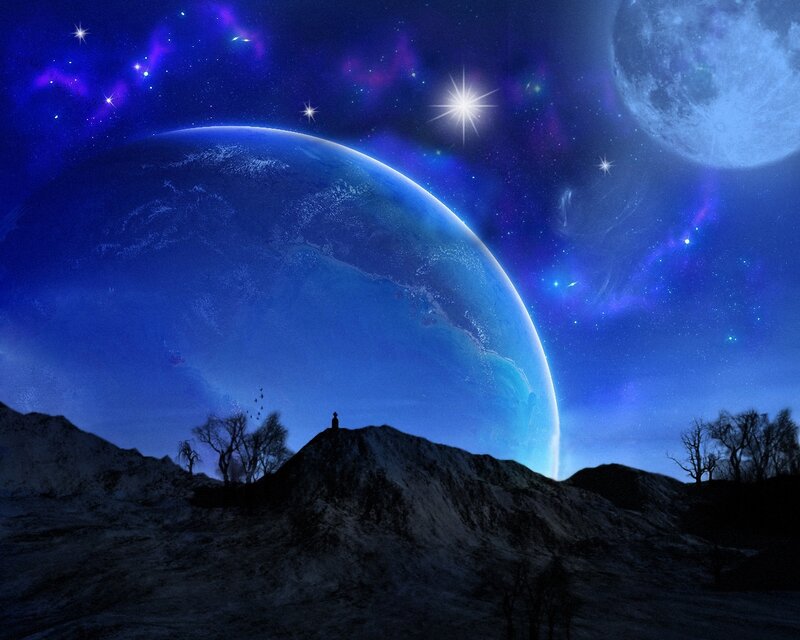 alien planet landscape