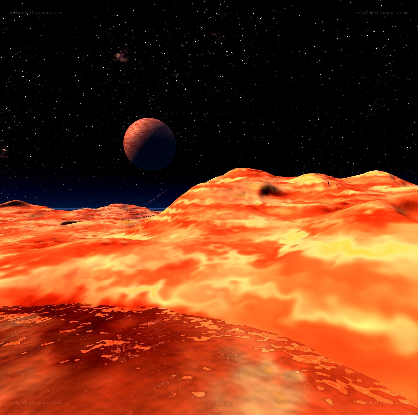alien planet landscape