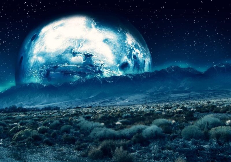 alien planet landscape