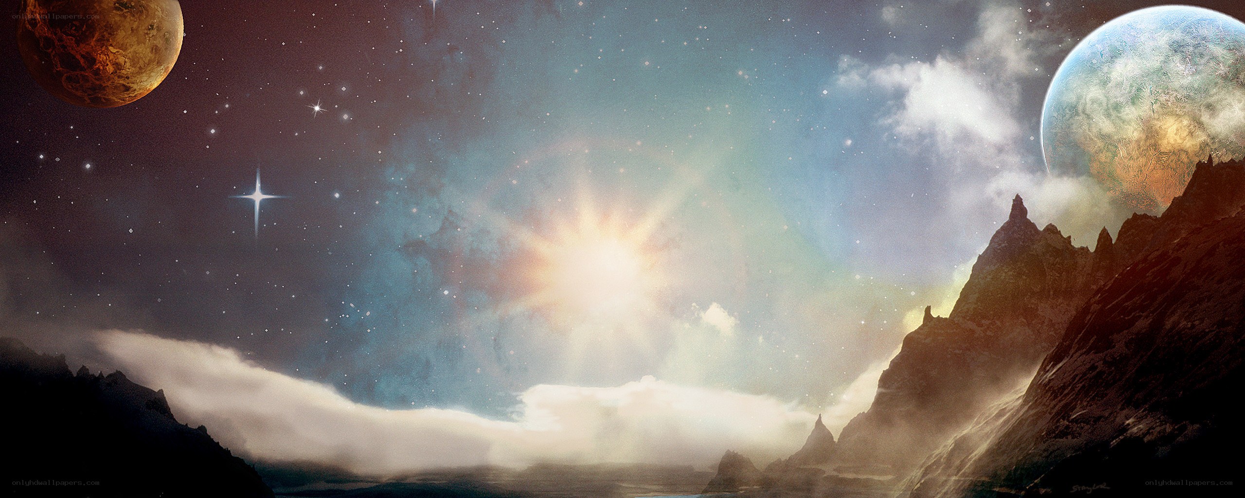 alien planet landscape