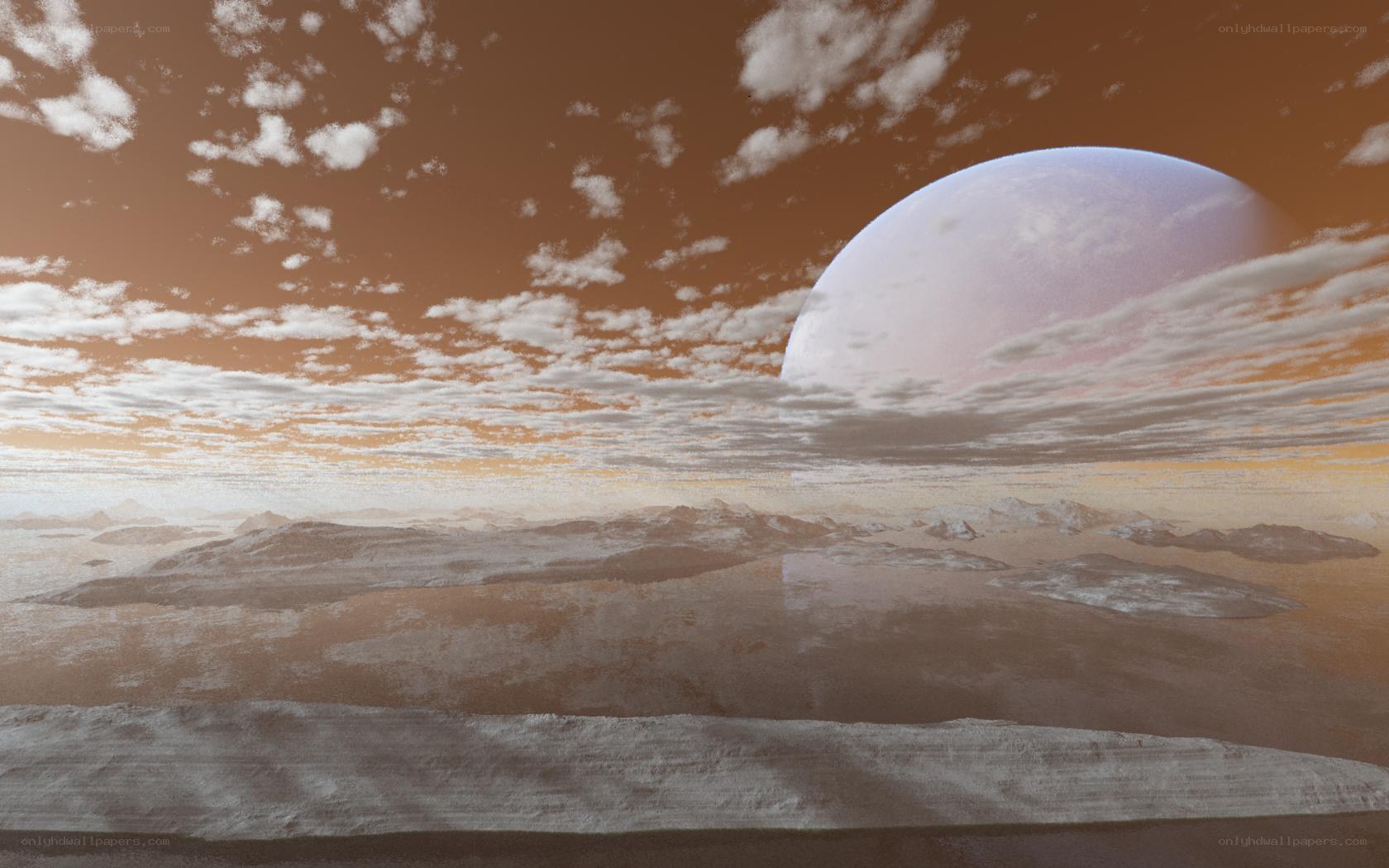 alien planet landscape