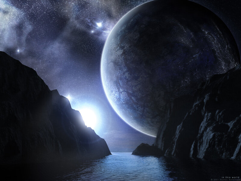 alien planet landscape