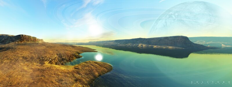 alien planet landscape
