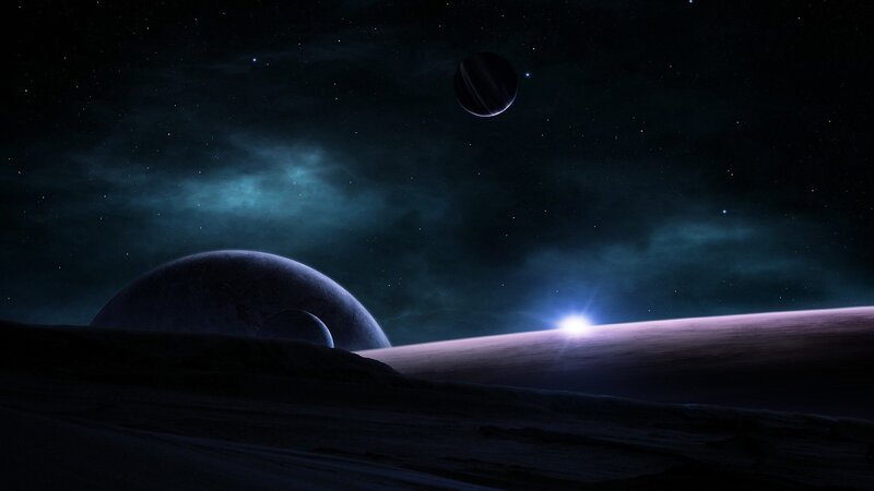alien planet landscape