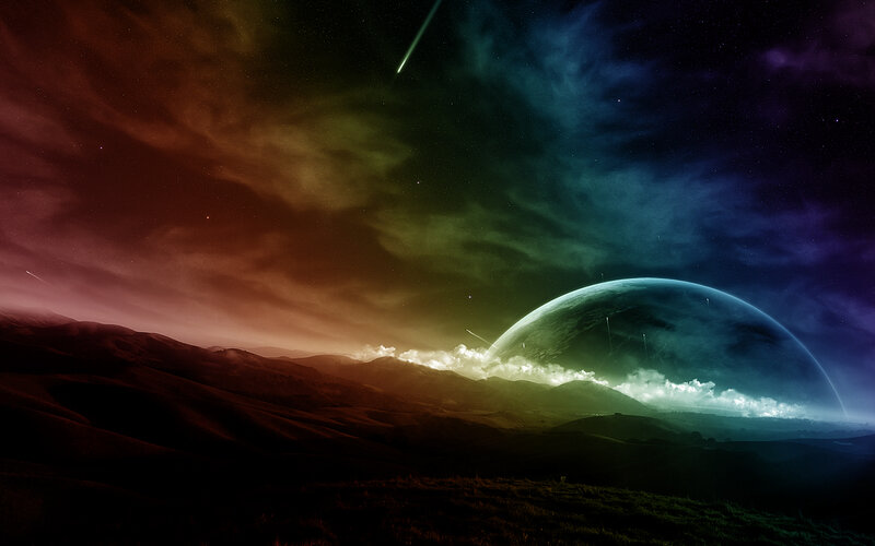 alien planet landscape