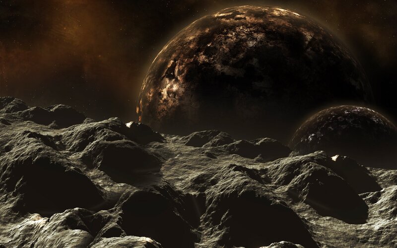 alien planet landscape