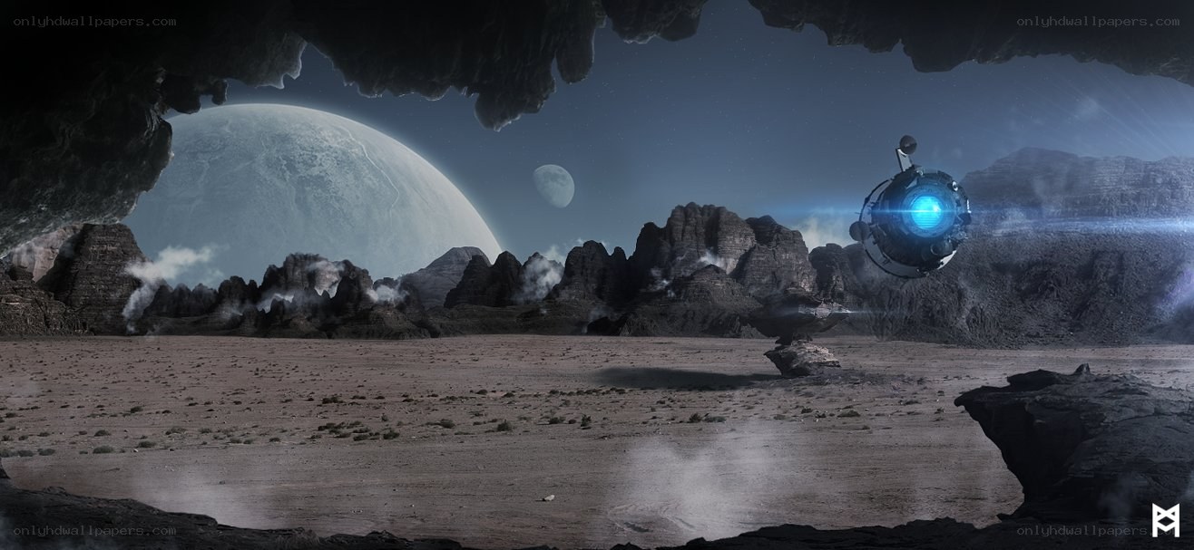 alien planet landscape