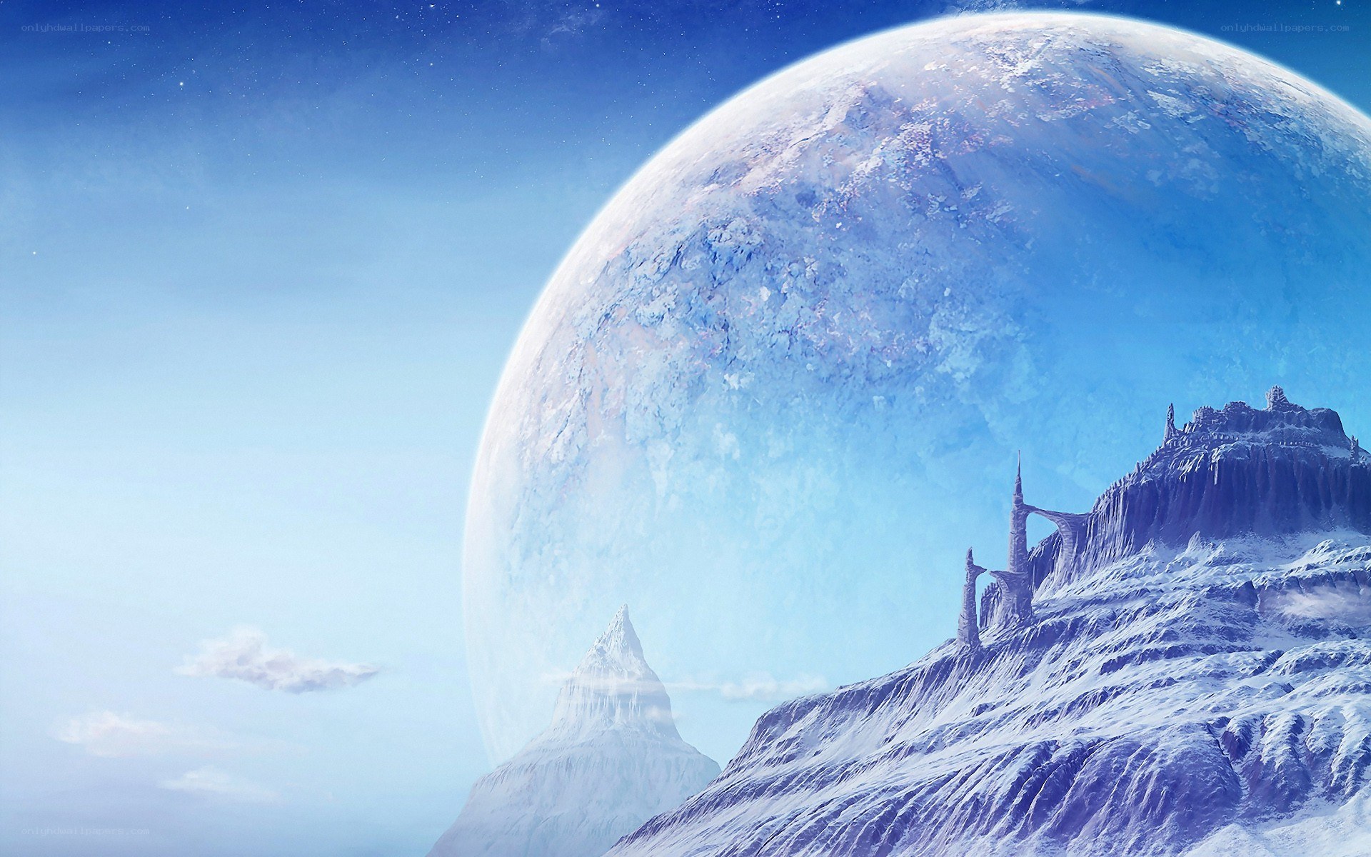 alien planet landscape