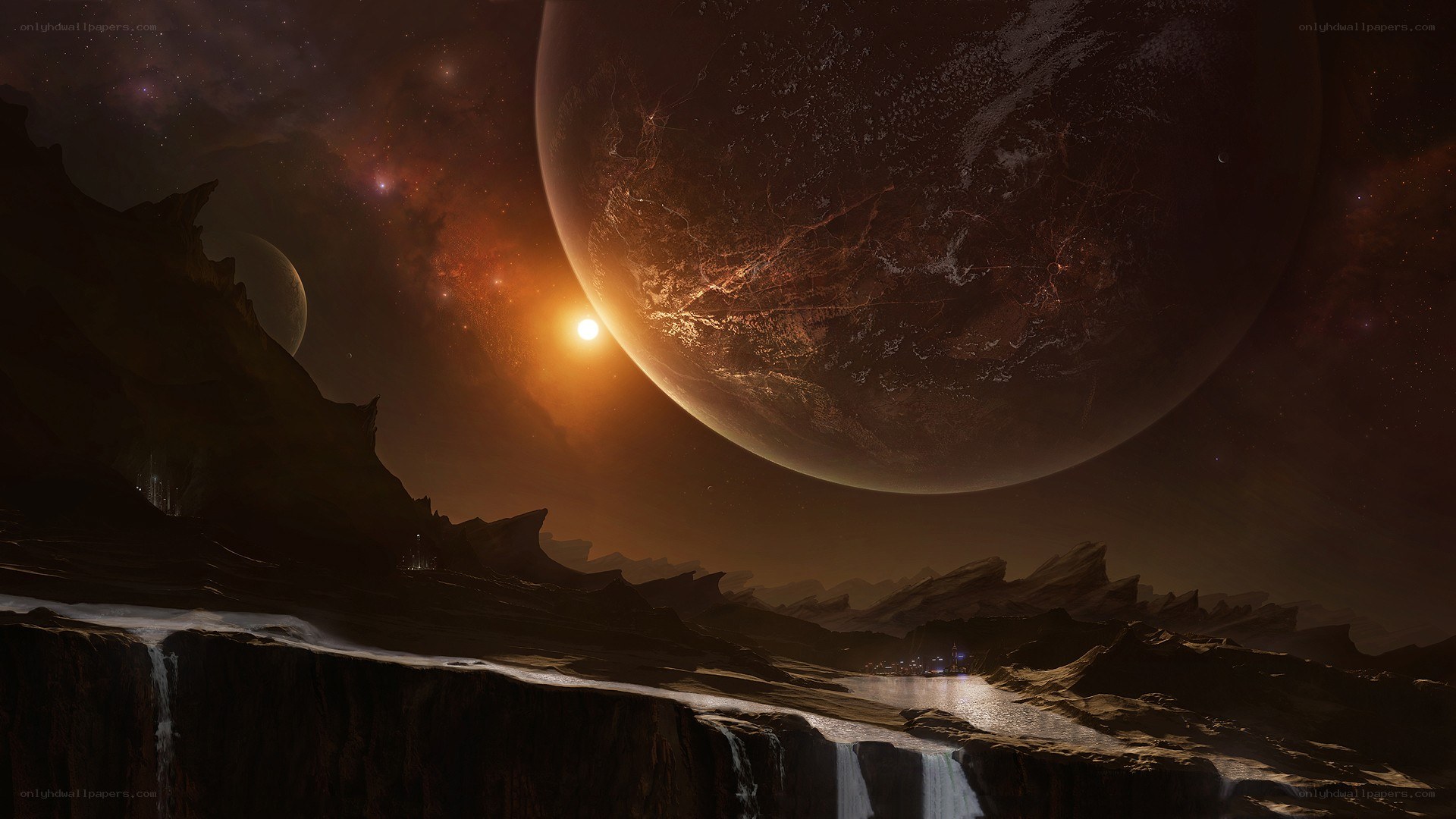 alien planet landscape