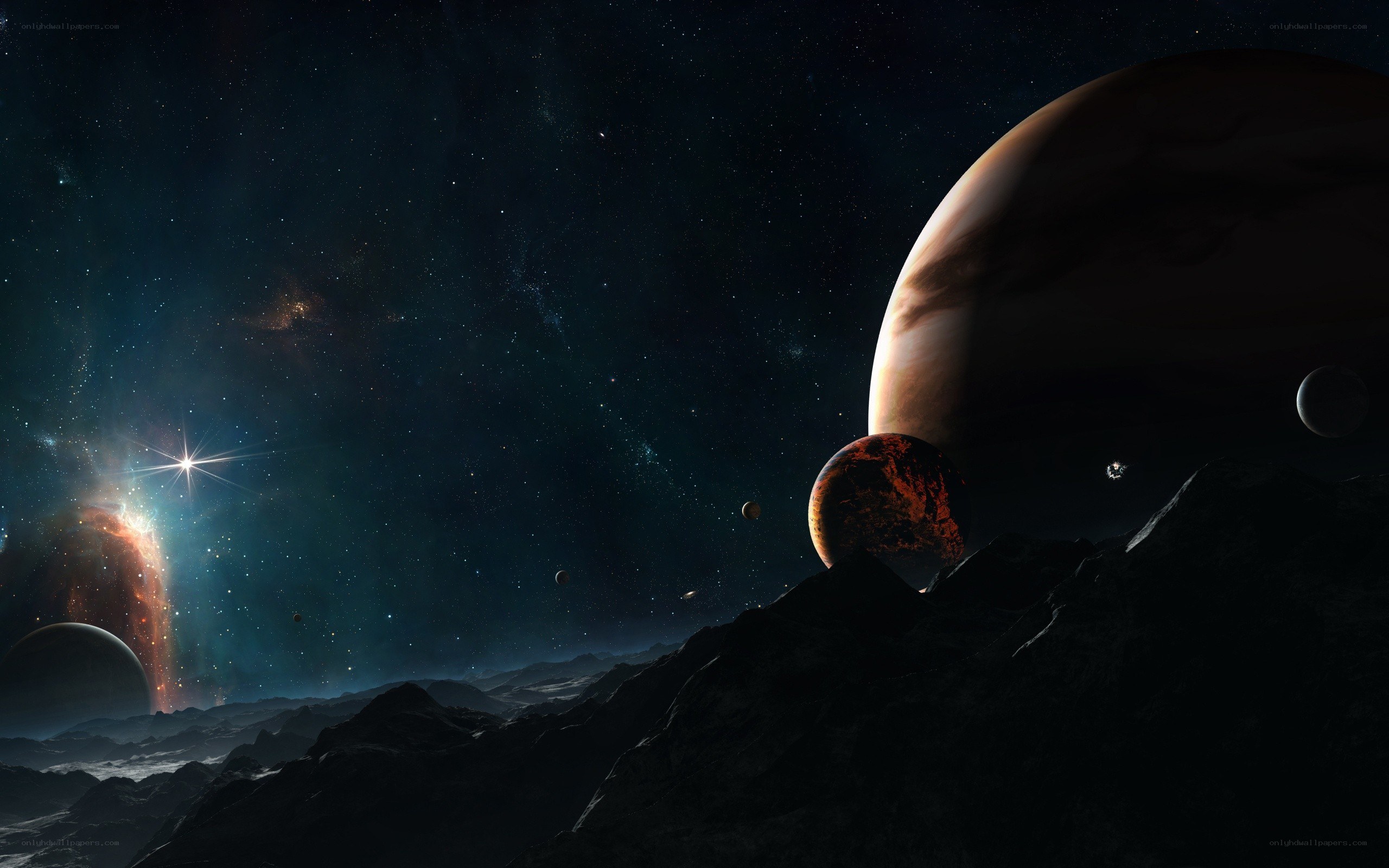 alien planet landscape