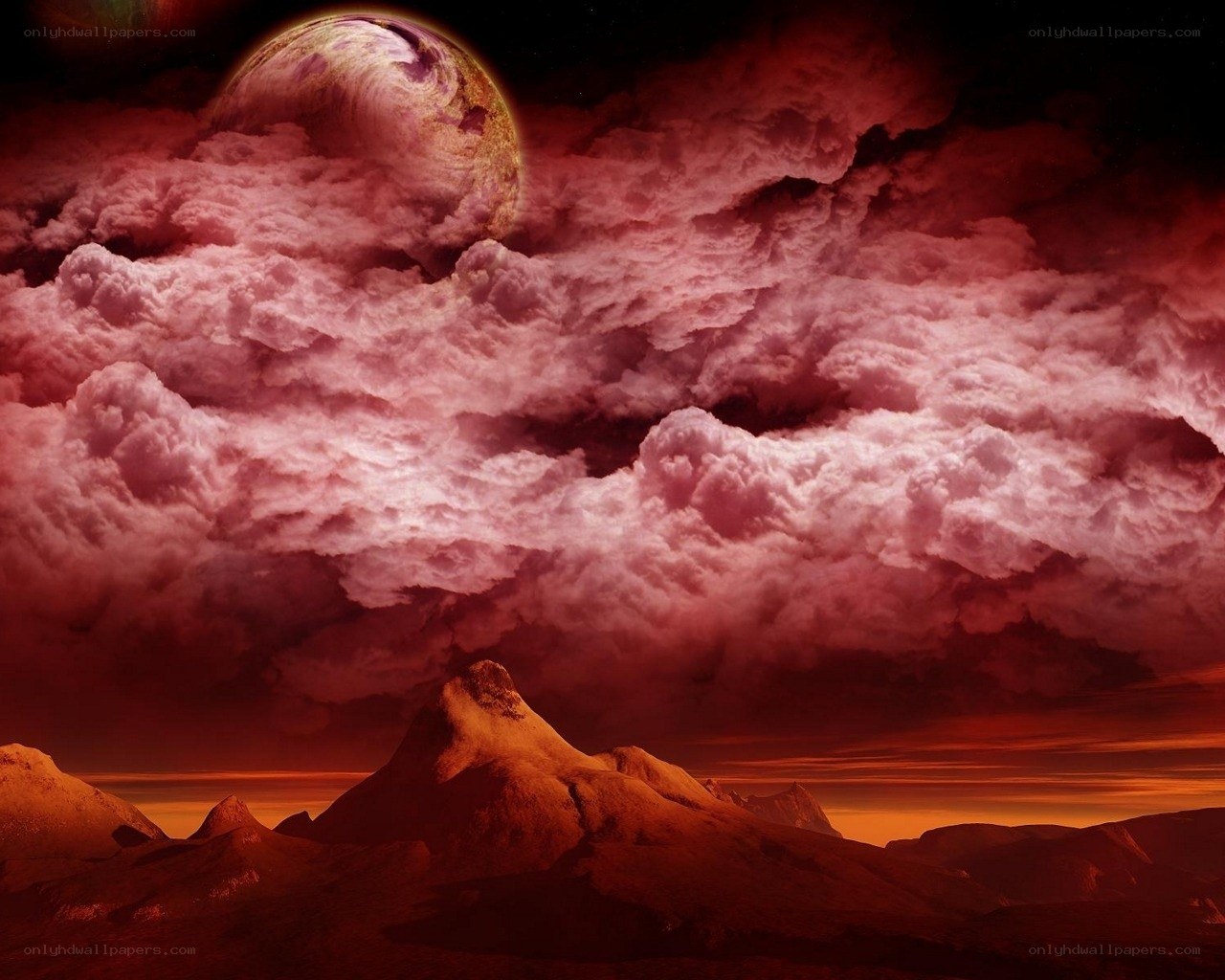 alien planet landscape