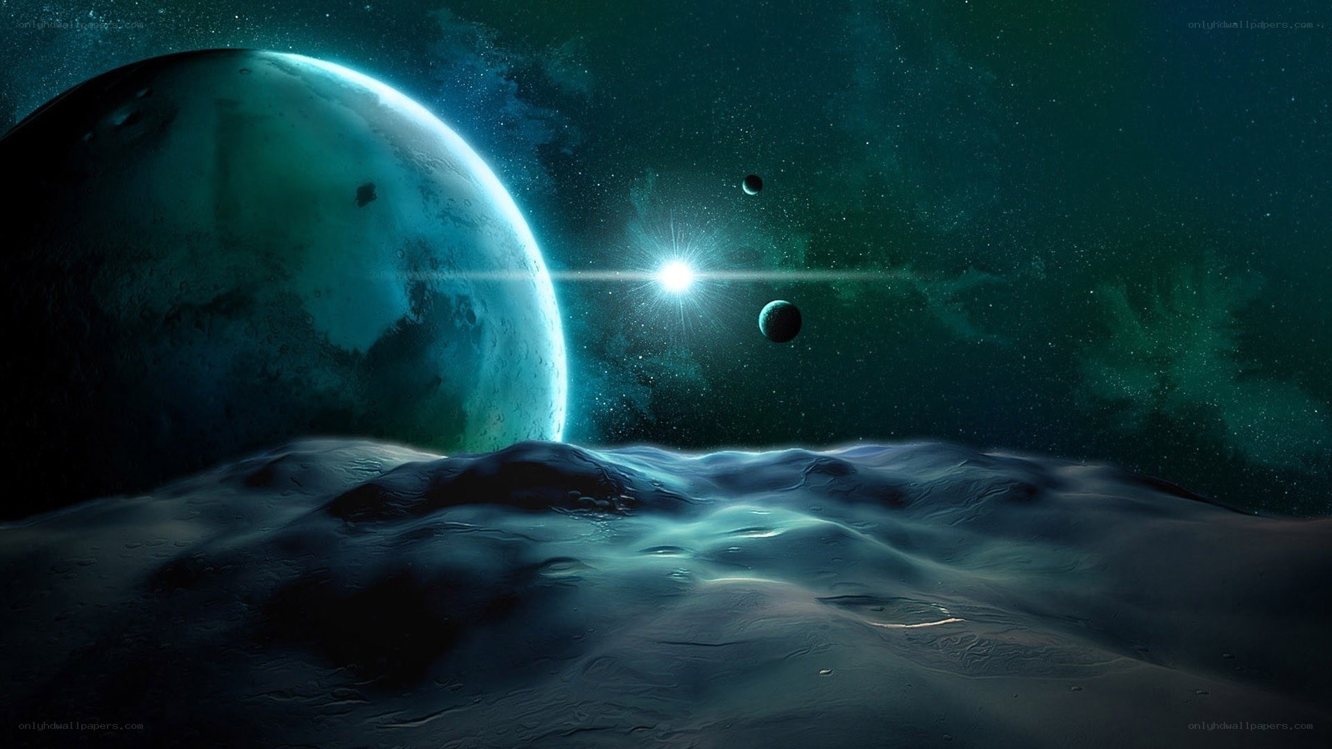 alien planet landscape