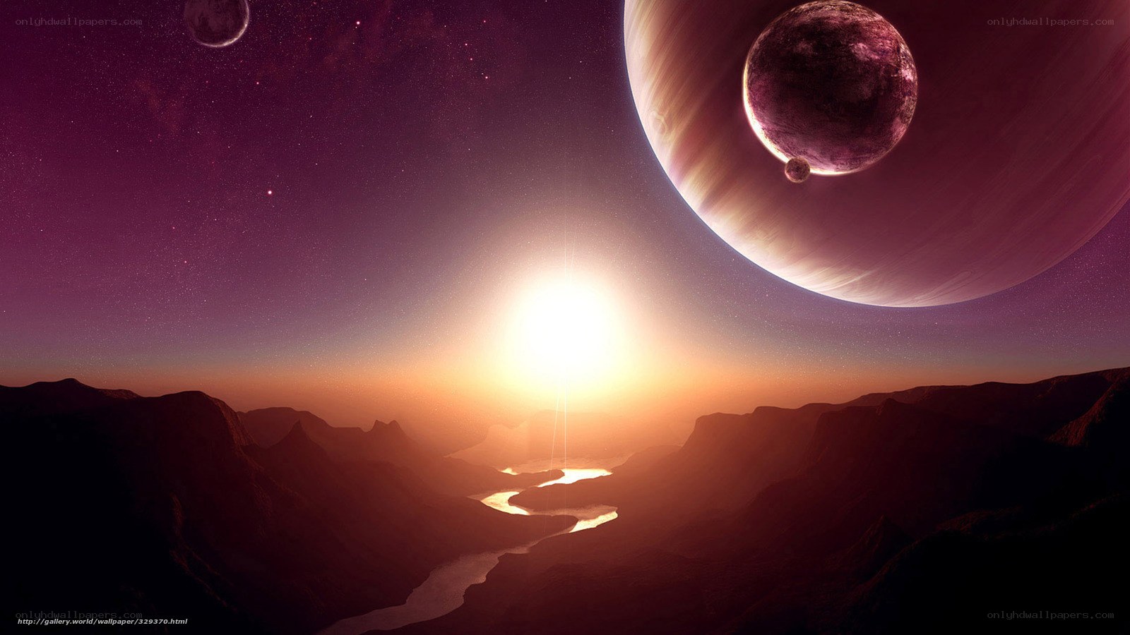 alien planet landscape