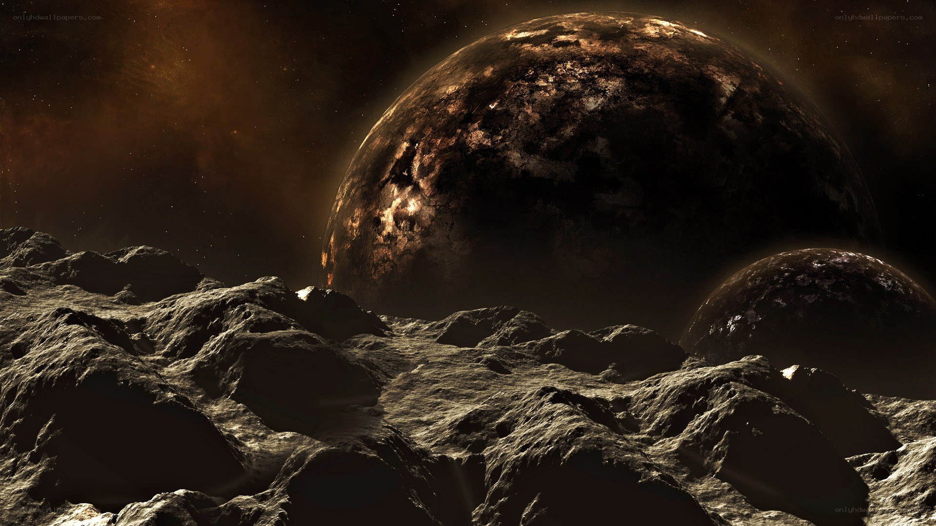 alien planet landscape