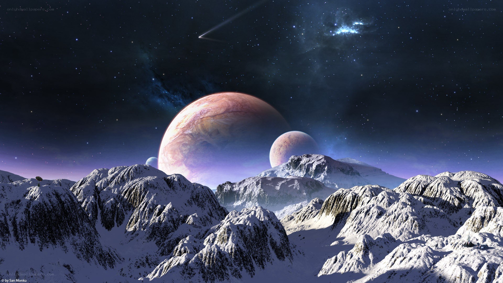 alien planet landscape