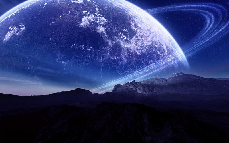 alien planet landscape