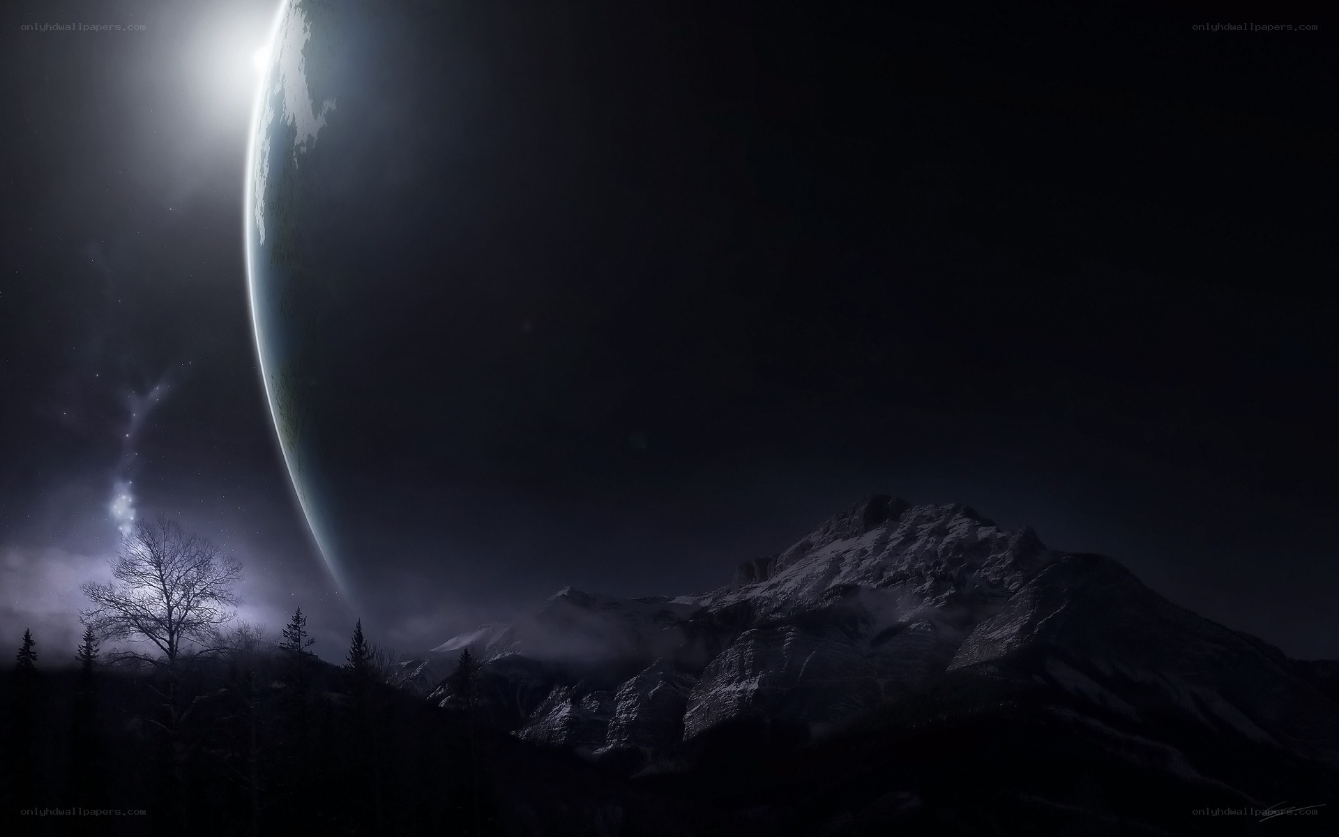 alien planet landscape