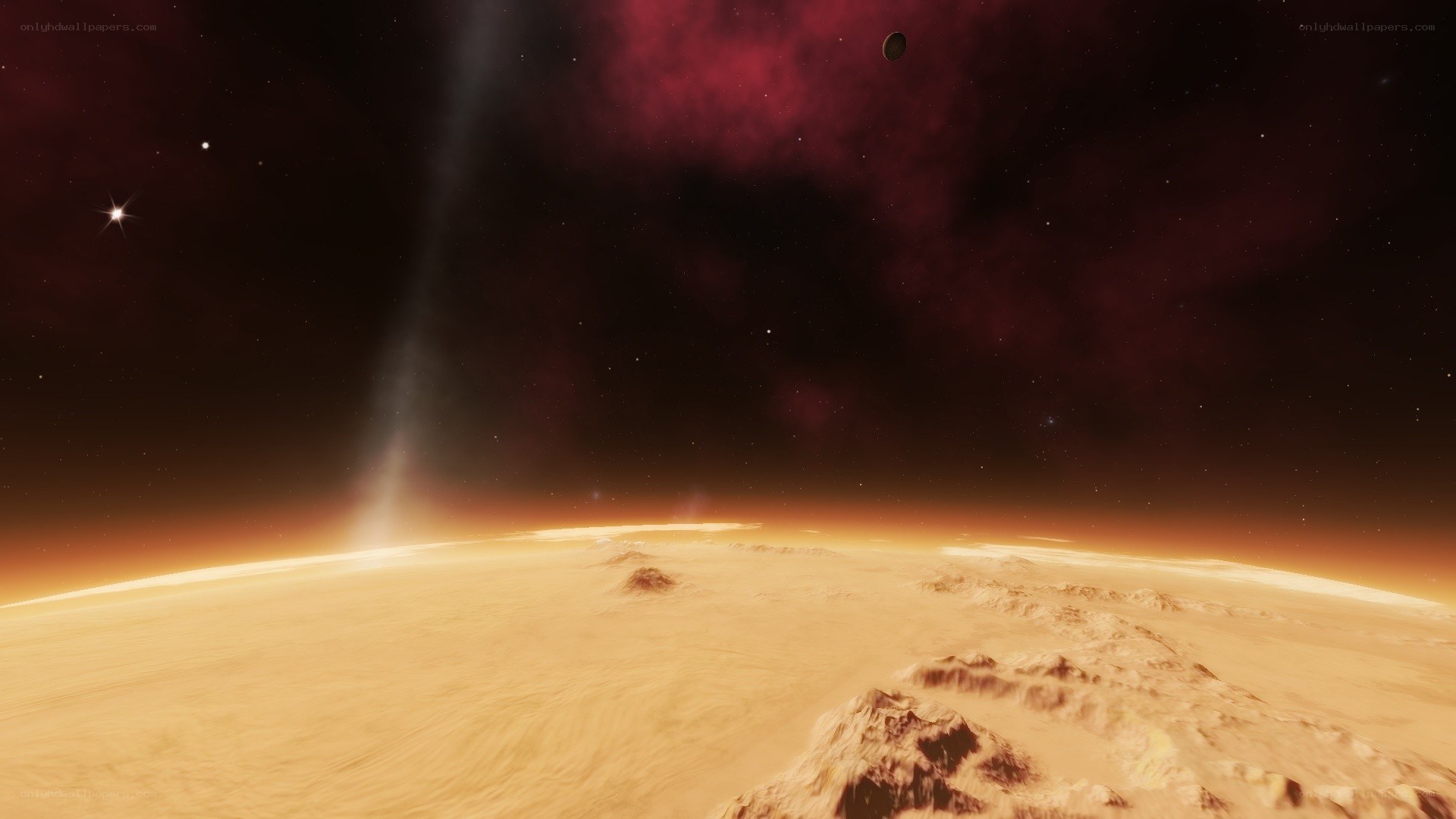 alien planet landscape