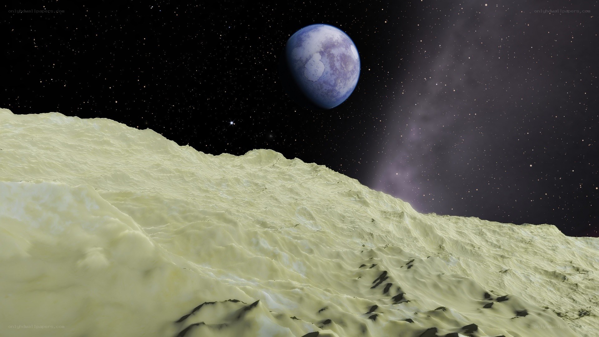 alien planet landscape