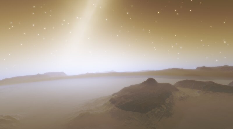 alien planet landscape