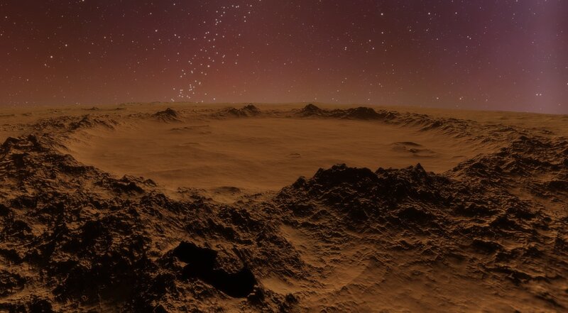 alien planet landscape