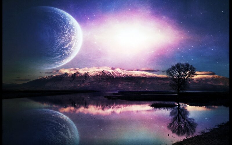 alien planet landscape