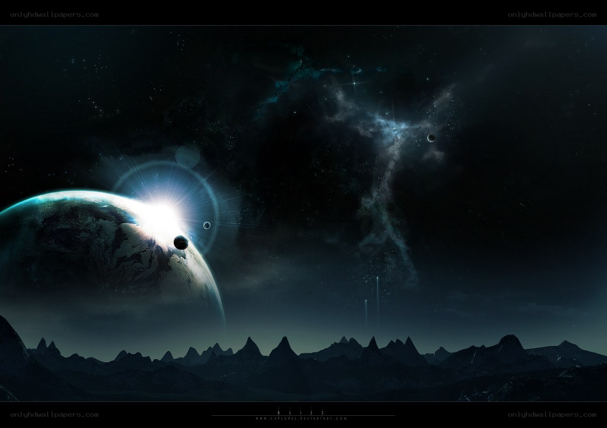 alien planet landscape