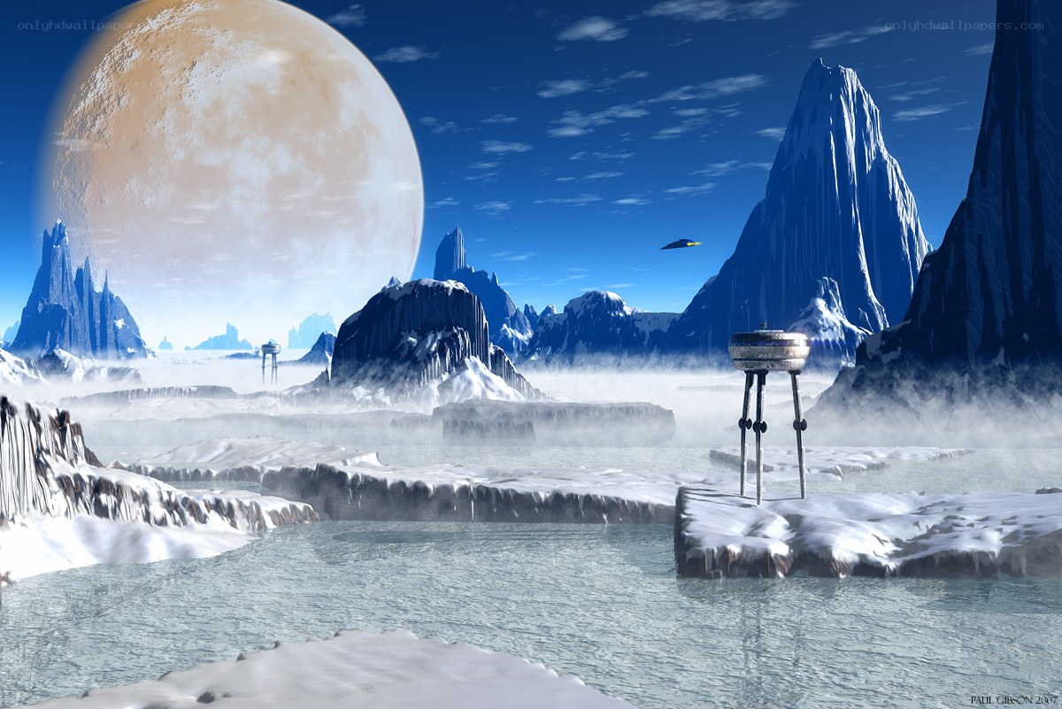 alien planet landscape