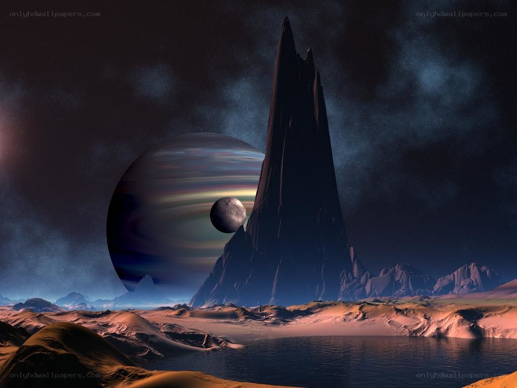 alien planet landscape