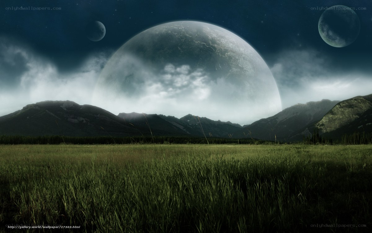 alien planet landscape