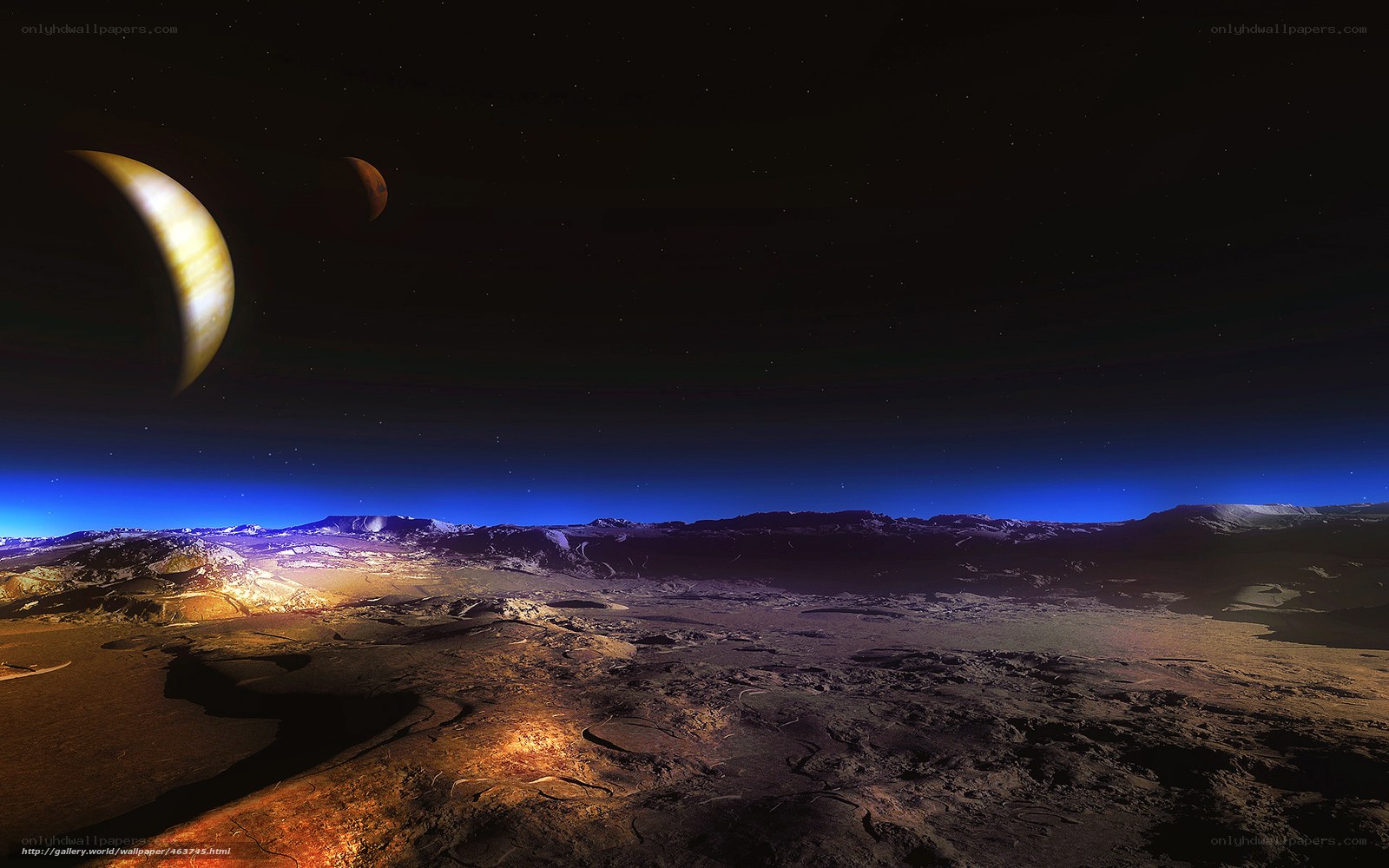 alien planet landscape