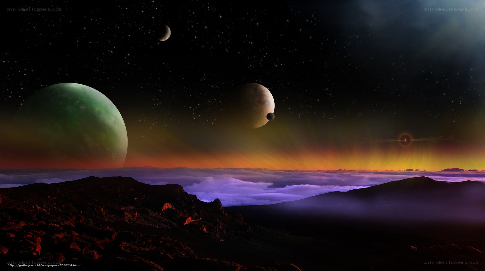 alien planet landscape