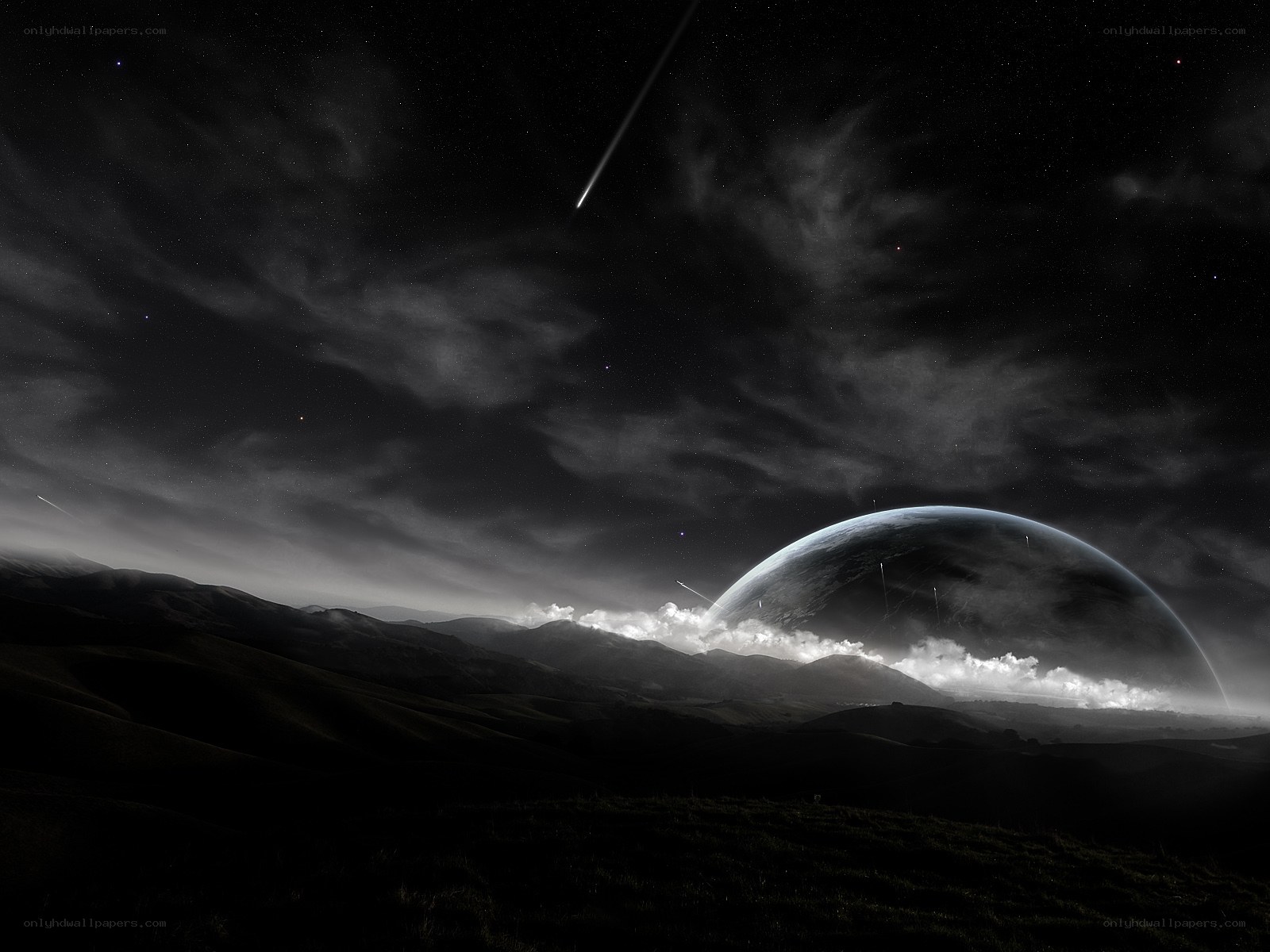 alien planet landscape